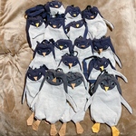 【オーダー品】ペンギン軍団16羽