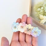 ビオラ刺繍《パステル》バレッタ 