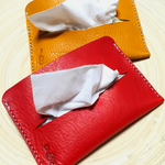 ♪レザーポケットティッシュケース〜高級牛革アリゾナ革〜