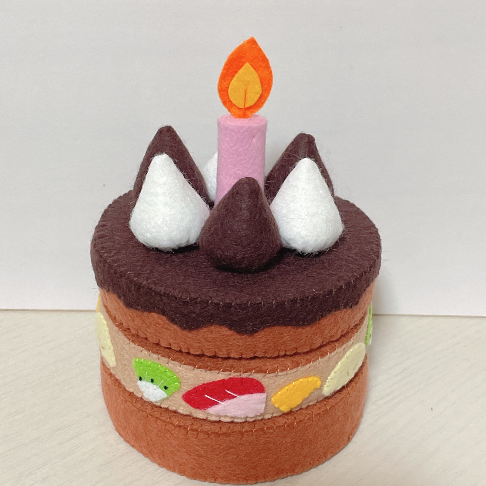 フェルトままごと バースデーケーキ🍓 - POMPON'S GALLERY | minne