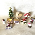 ミニチュア　Xmas雑貨セット
