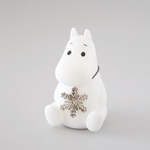 【小さな雪の結晶 B】ムーミン用　木製 北欧モチーフ ネックレス