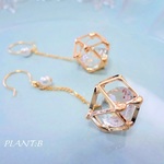 simpleshapeキューブピアス/イヤリング