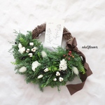 ウィンターリース❄︎クリスマスリース　m