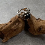 再販!! black vintage design ring