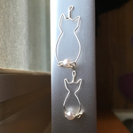 5年後猫パールピアス