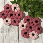 送料無料!モリーの花 ポットマット　鍋敷き