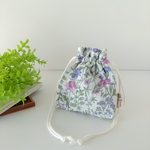 (11/27 New)botanical flower・大人可愛いちょこっと巾着