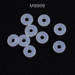 送料無料  20個  シリコンストッパー ビーズストッパー 6mm（20ヶ） M8868