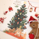 クリスマスツリーB2タペストリー(紐&棒付き)