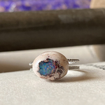 美しく揺らめく銀河の星✨💫🪐カンテラオパールのリング🌙🌏🌞