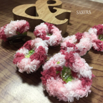 さくらブローチ