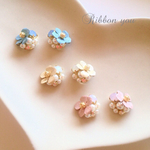フラワーパールピアス