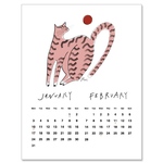 2022 カレンダー 『Tiger cat』