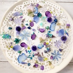 ドライフラワー 花材 素材 青紫白系✿小花アソート