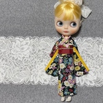 リカちゃん、ブライスサイズ着物