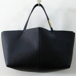 Ⅼサイズ navy　ネイビー　本革製  トートバッグ