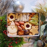 【ＬＬサイズ】クリスマスクッキー缶