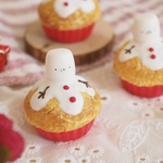 クリスマスカップケーキ キーホルダー