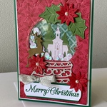 クリスマスカード　シャカシャカトナカイ