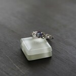 ミスティックトパーズ　バタフライカットCZリング　SILVER925　