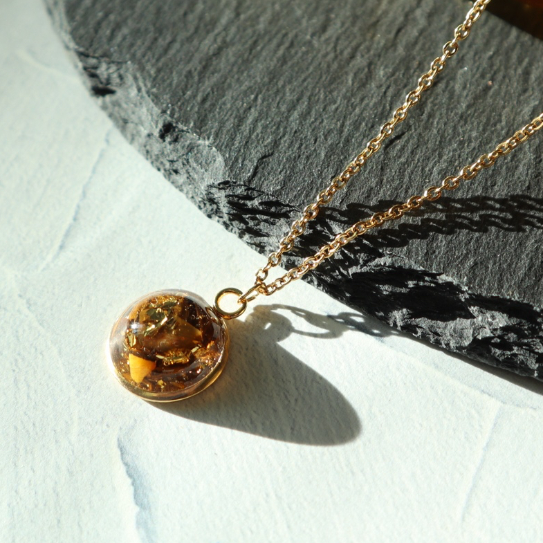 タイガーアイ - ネックレスの人気通販 | minne byGMOペパボ 国内