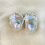 Sグレード 大粒バロックパール　ピアス、イヤリング