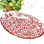 numeral RED 楕円型プレート