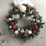  * Apple  Christmas wreath   * クリスマスリース  ギフト🌿