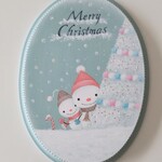 トールペイント♪飾り♪クリスマス♪スノーマン♪可愛い♪ボード♪
