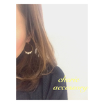 上品なフープearring
