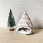 ハムスターのあったかテント⛺北欧風✤ピンクベージュ系