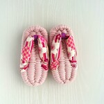 桜の布ぞうり  子ども用（16cm）
