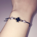 ミニフラワークロスブレスレット