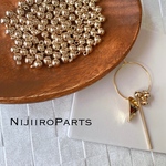 30粒＊CCBボールチャーム6×9mmゴールド　#94