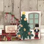 【クリスマスカード】Ready for Christmas くるみ割り人形②(red)