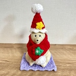 クリスマス サンタの帽子とマフラー