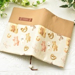 【受注製作】sweet teddybear◆ブックカバー 文庫 新書 四六判