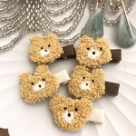 《くま🧸ヘアクリップ》クマ🐻♡ベビーヘアクリップ 　赤ちゃんヘアピン