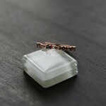 ロンドンブルートパーズ　4粒CZリング　SILVER925　PG