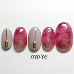 赤べっこうネイルチップ