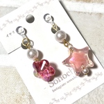 キッズ ︎︎◌ ゆめかわ お星様 の イヤリング *.ﾟ