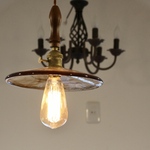 オーソドックスなガラスシェードのペンダントライト【受注生産】