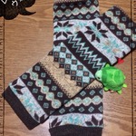 レッグウォーマー＊ノルディック風