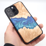 『ウッドレジンiPhoneケース13/13pro用-メイプル瘤』