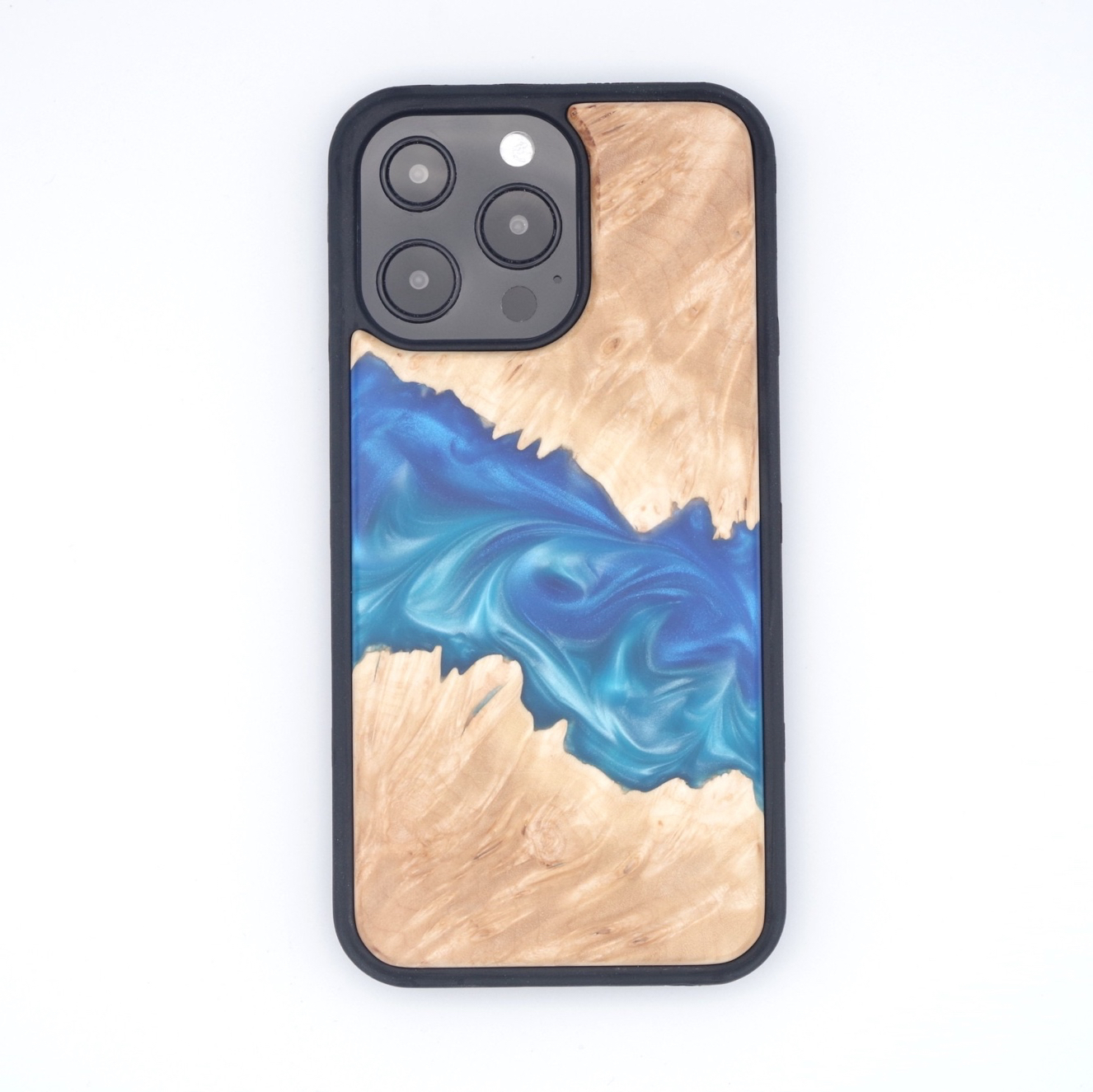 ウッドレジンiPhoneケース13/13pro用-メイプル瘤』 - m.a.wood2