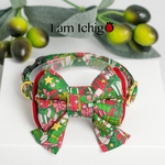 *１点限定*リバティ•クリスマスギフト首輪🎄(グリーン)