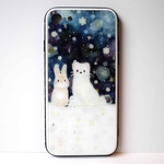 強化ガラス製iPhoneケース☆おこじょ＆うさぎ＆シマエナガ☆送料込