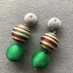 クリスマスカラー　ボンボンアクセサリー　SALE！！