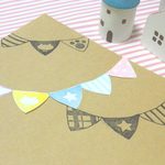 選べるガーランドはんこ４個セット